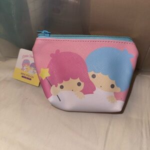 Sanrio Little Twin Stars Pink and Blue Pouch